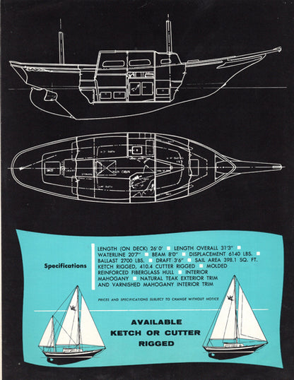 Kenner Privateer 26 Preliminary Brochure