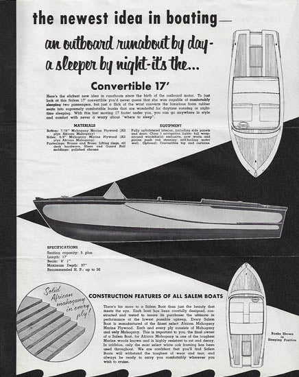 Salem Boats Brochure Package