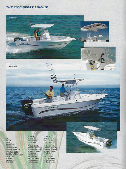 Pro Line 2005 Brochure