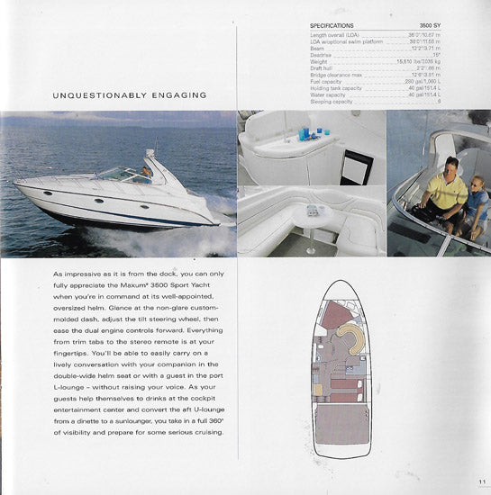 Maxum 2004 Sport Yachts Brochure