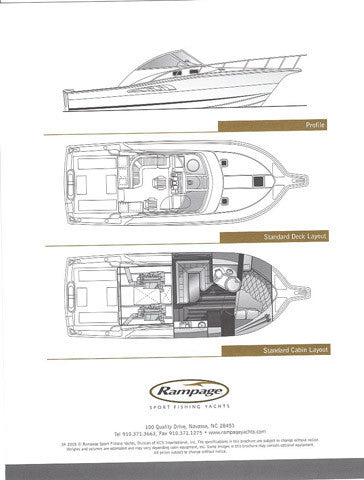 Rampage 38 Express Specification Brochure