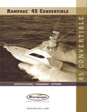 Rampage 45 Convertible Specification Brochure