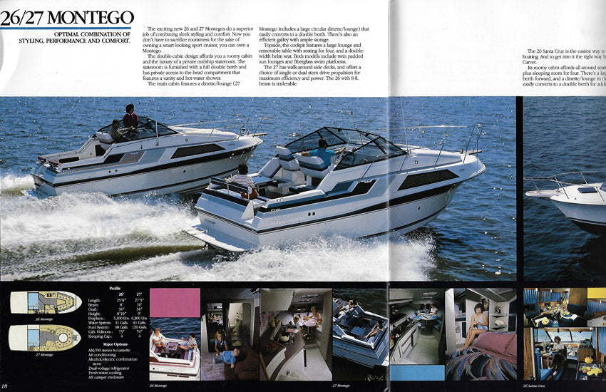 Carver 1987 Oversize Brochure
