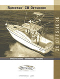 Rampage 30 Offshore Specification Brochure