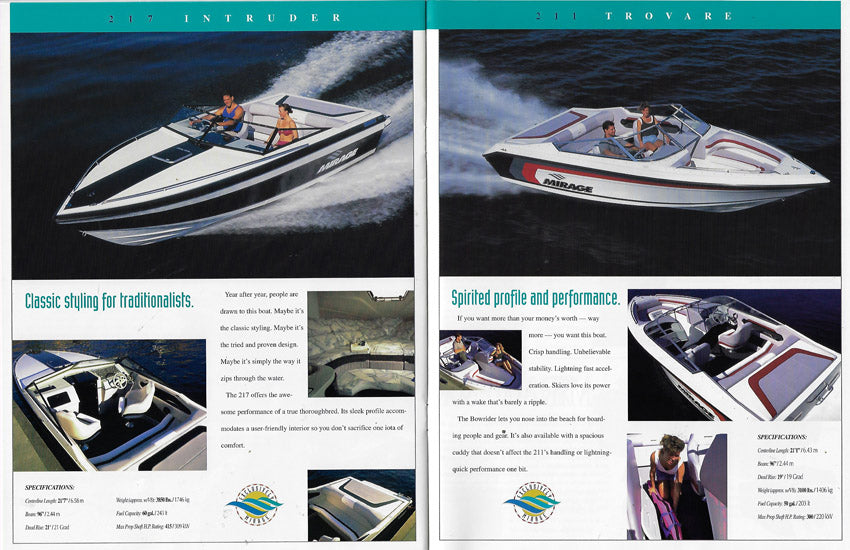 Mirage 1995 Brochure