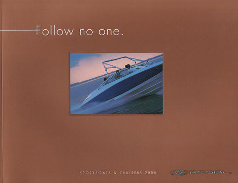 Regal 2005 Sportboats & Cruisers Brochures