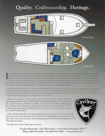 Cavileer 53 Specification Brochure