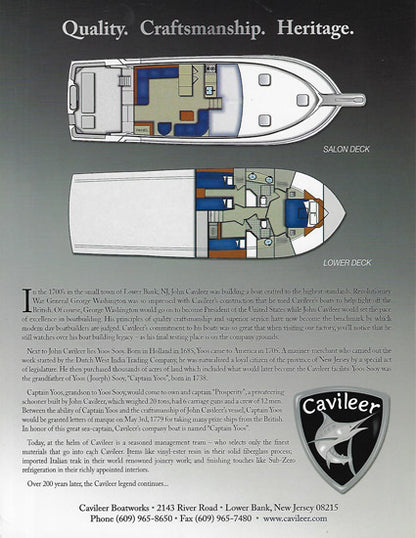 Cavileer 48 Specification Brochure