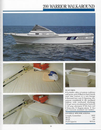 Shamrock 1991 Brochure