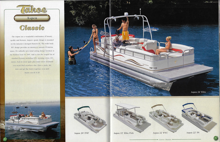 Tahoe 2005 Pontoon Brochure