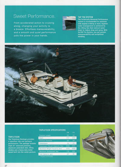 Sweetwater 2005 Pontoon Brochure