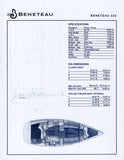 Beneteau 323 Specification Brochure