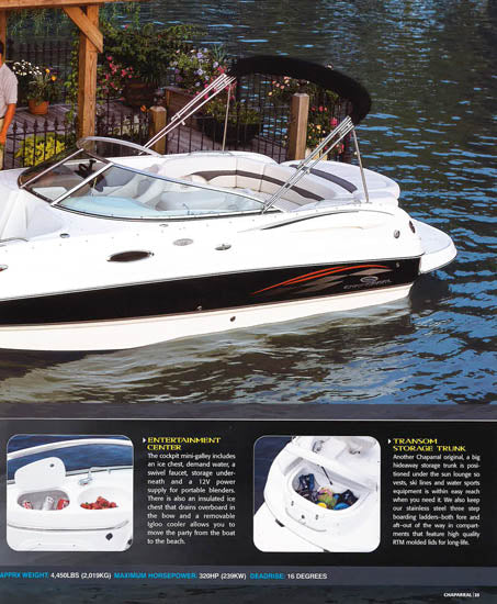 Chaparral 2005 Sunesta Deck Boats Brochure