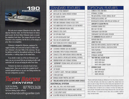 Travis Fishmaster 190 Brochure