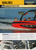 Malibu 2005 Waterski Boat Buyers Magazine Reprint Brochure