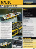 Malibu 2005 Waterski Boat Buyers Magazine Reprint Brochure