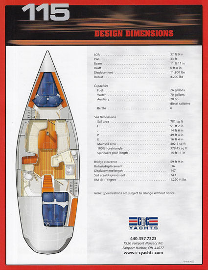 C&C 115 Launch Brochure