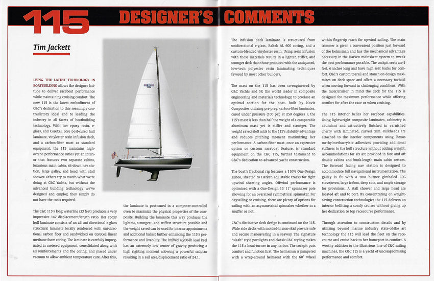 C&C 115 Launch Brochure