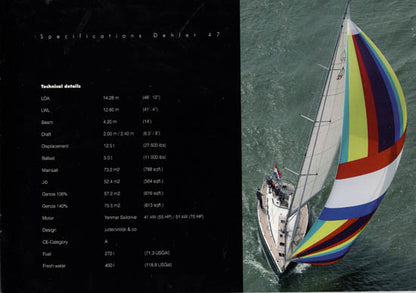 Dehler 47 Brochure