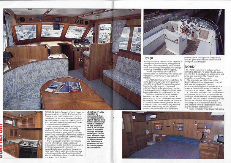 Trader 47 Motorboats Monthly Magazine Reprint Brochure
