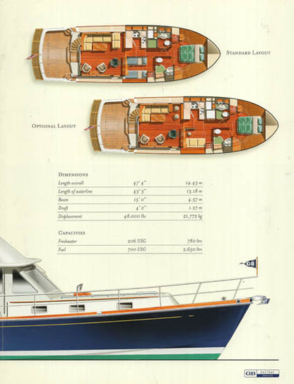 Grand Banks Eastbay 47FB Brochure
