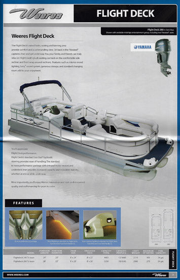 Weeres 2005 Pontoon Brochure
