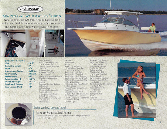 Sea Pro 2005 Brochure