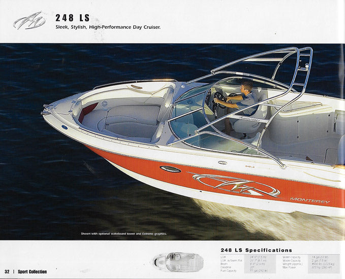 Monterey 2005 Sport Boats Brochure