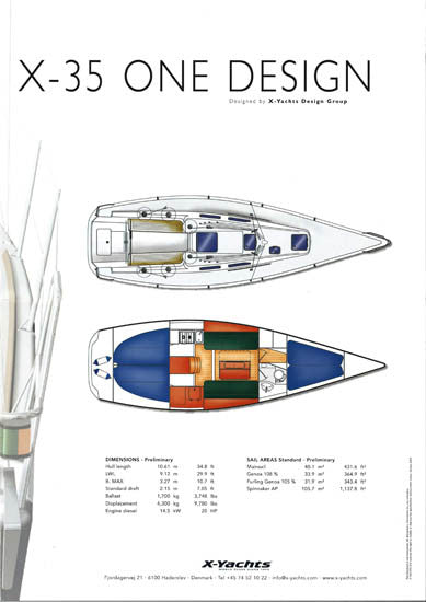 X-35 One Design Preliminary Brochure