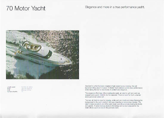 Viking Princess 70 Motor Yacht Brochure