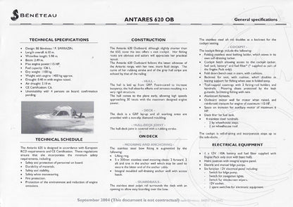 Beneteau Antares 6.20/6.50 OB & HB Brochure
