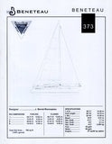 Beneteau 373 Specification Brochure