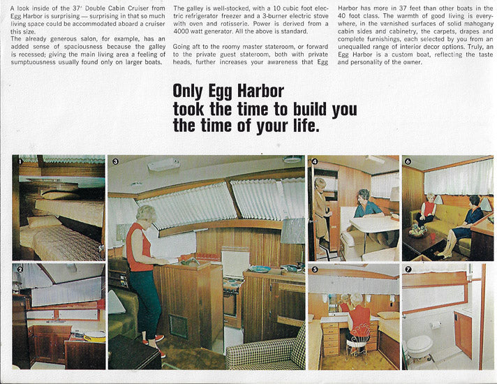 Egg Harbor 37 Double Cabin Brochure