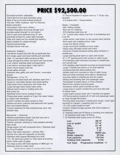 Albin 26 Tournament Express Brochure