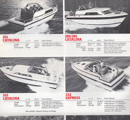Chris Craft 1981 Full Line Brochure