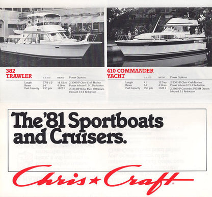 Chris Craft 1981 Full Line Brochure