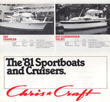 Chris Craft 1981 Full Line Brochure