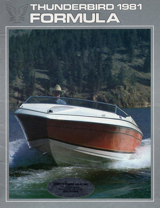 Formula 1981 Thunderbird Brochure