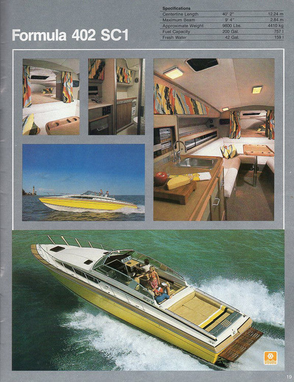Formula 1981 Thunderbird Brochure