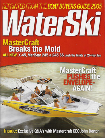 Mastercraft 2005 Waterski Magazine Reprint Brochure