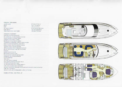 Viking Princess 57 Flybridge Yacht Brochure