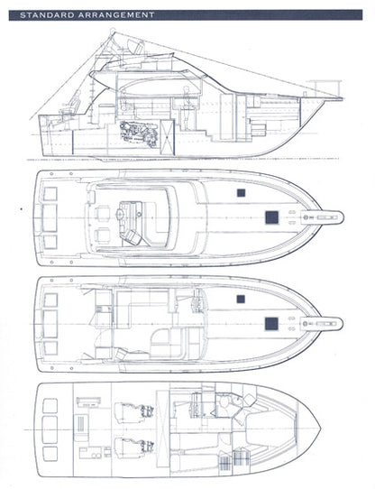 Bertram 390 Convertible Specification Brochure