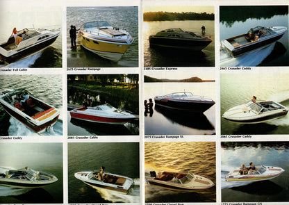AMF 1981 Crestliner / Robalo / Slickcraft Poster Brochure