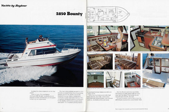 Bayliner 1980s Yachts Brochure