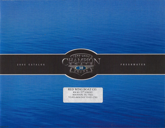 Champion 2005 Brochure
