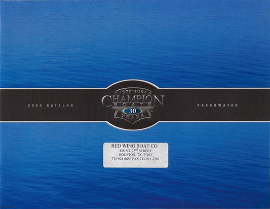 Champion 2005 Brochure