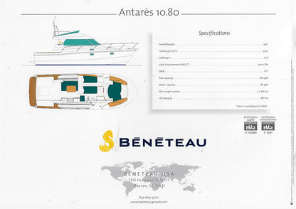 Beneteau Antares 10.80 Brochure