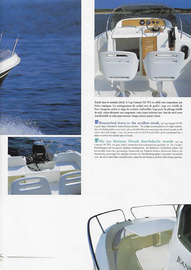 Jeanneau Cap Camarat 545 Walk Around Brochure