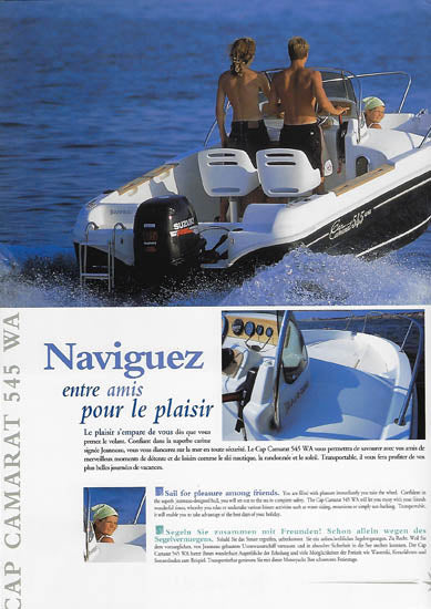 Jeanneau Cap Camarat 545 Walk Around Brochure