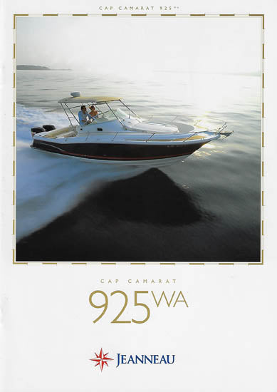 Jeanneau Cap Camarat 925 Walk Around Brochure